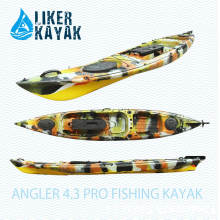 4.3m Einzelner PE Rotomould Kajak-Fischen-Angler 4.3 PRO Fischen-Kajak